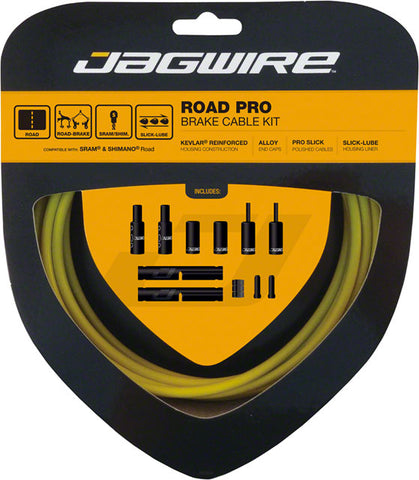 Jagwire Pro Brake Cable Kit Road SRAM/Shimano, Yellow