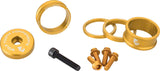 Wolf Tooth BlingKit: Headset Spacer Kit 3, 5,10, 15mm, Gold