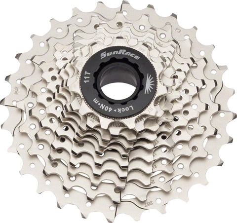 SunRace RS1 Cassette - 10 Speed, 11-28t, Silver