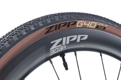 Zipp G40 XPLR Puncture Resistant Tire - 700 x 40, Tubeless, Folding, Black/Tan, A2