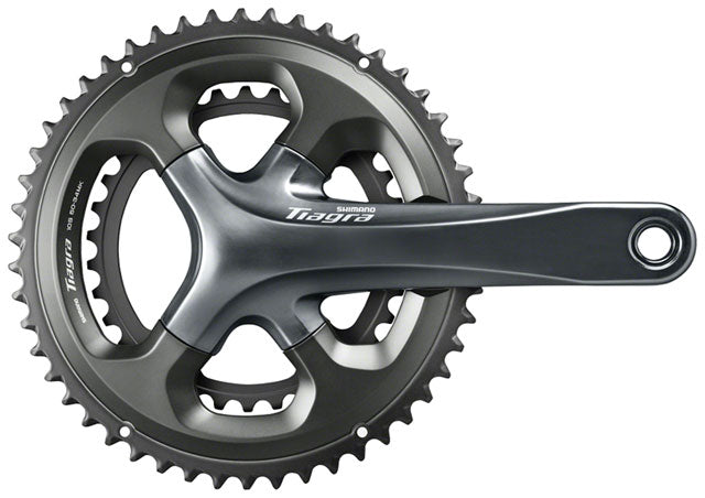 Shimano Tiagra FC-4700 Crankset - 172.5mm, 10-Speed, 50/34t, 110 Asymmetric BCD, Hollowtech II Spindle Interface, Gray