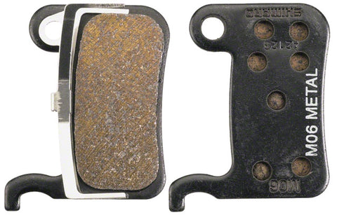 Shimano M06-MX Disc Brake Pads and Springs - Metal Compound, Steel Back Plate, One Pair