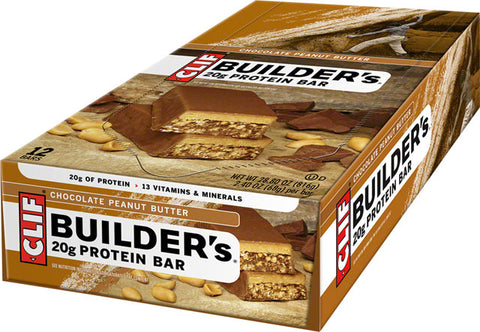 Clif Builder's Bar: Chocolate Peanut Butter Box of 12