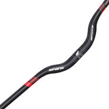 Spank Spike 800 Vibrocore Riser Handlebar: 31.8, 800mm, 50mm Rise Black/Red