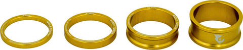 Wolf Tooth Headset Spacer Kit 3, 5, 10, 15mm, Gold