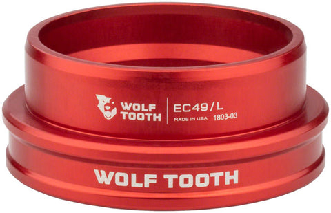 Wolf Tooth Premium Headset - EC49/40 Lower, Red