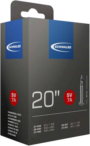 Schwalbe Standard Tube - 20 x 1-1/8  - 1-3/8, 40mm Presta Valve