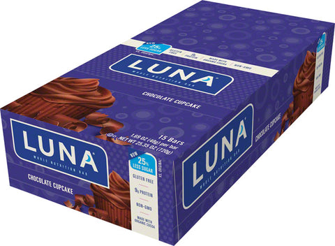 Clif Luna Bar: Chocolate Cupcake, Box of 15