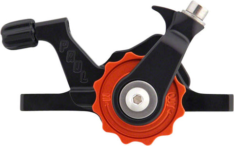 Paul Component Engineering Klamper Disc Caliper, Short Pull, Black with Orange Adjusters