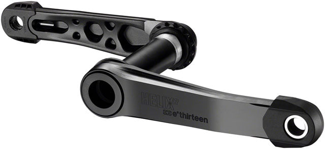 e*thirteen Helix R Crankset - 175mm, 73mm, 30mm Spindle with e*thirteen P3 Connect Interface, Black