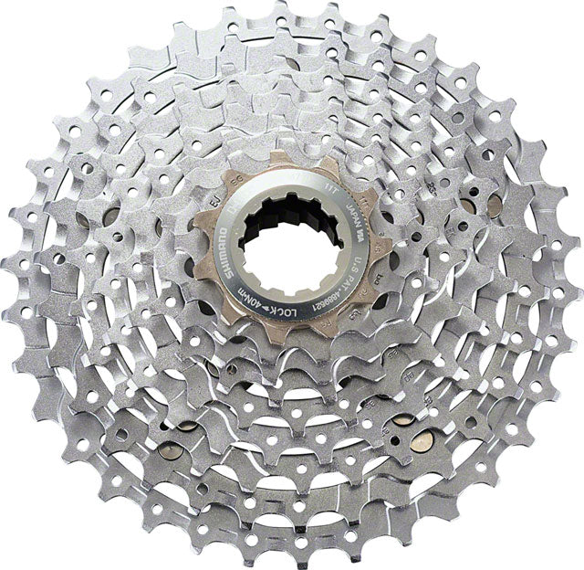 Shimano Deore XT CS-M770 Cassette - 9 Speed, 11-34t, Silver