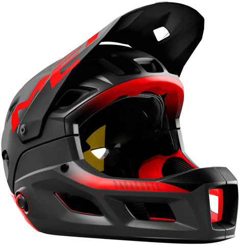 MET Parachute MCR MIPS Helmet - Black Red, Small