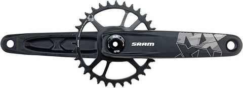 SRAM NX Eagle Fat Bike Crankset - 165mm, 12-Speed, 30t, Direct Mount, DUB Spindle Interface, Black