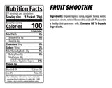 Honey Stinger Organic Energy Gel - Fruit Smoothie, Box of 24