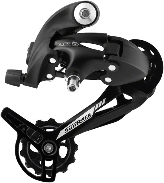 SunRace M41 Rear Derailleur - 7/8-Speed, Long Cage, Black