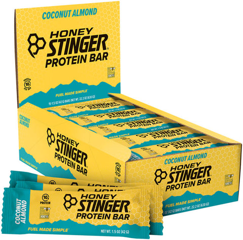 Honey Stinger Protein Bar - Chocolate Coconut Almond, Box of 15