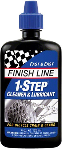 Finish Line 1-Step Cleaner and Bike Chain Lube - 4 fl oz, Drip