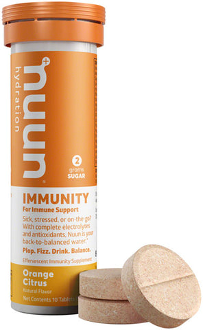 Nuun Immunity Hydration Tablets: Orange Citrus, Box of 8