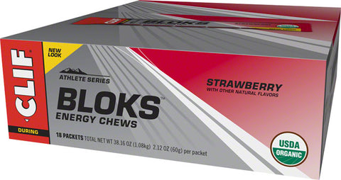 Clif Shot Bloks: Strawberry Box of 18