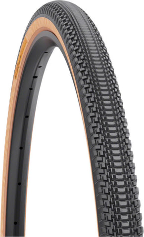 WTB Vulpine Tire - 700 x 36, TCS Tubeless, Folding, Black/Tan, Light/Fast Rolling, Dual DNA