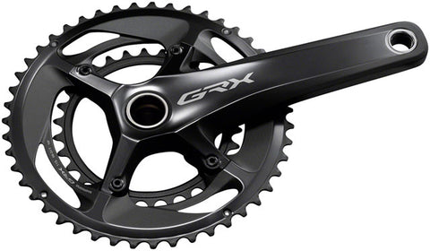 Shimano GRX FC-RX810-2 Crankset - 170mm, 11-Speed, 48/31t, 110/80 BCD, Hollowtech II Spindle Interface, Black