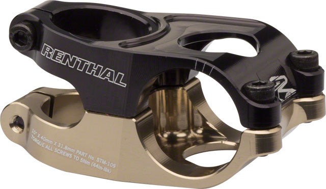 Renthal Duo Stem - 40mm, 31.8 Clamp, +/-10, 1 1/8