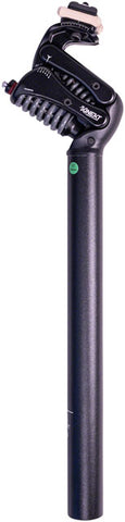 Cirrus Kinekt Suspension Seatpost - Aluminum, 27.2, 420mm, XR- 180-320lb Rider, Black