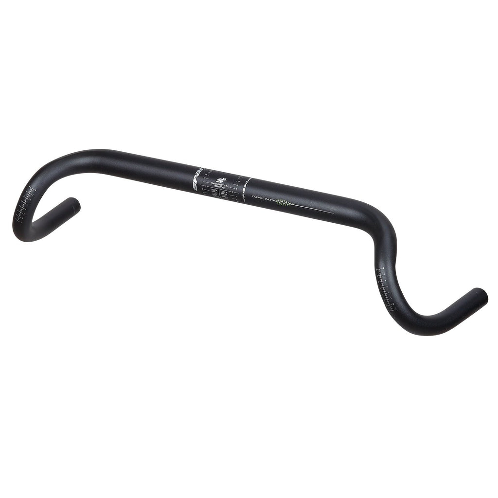 Spank Flare 25 Drop Handlebar - Aluminum, 31.8mm, 46cm, Black