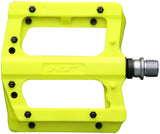 HT Components PA12A Pedals - Platform, Composite, 9/16", Neon Yellow