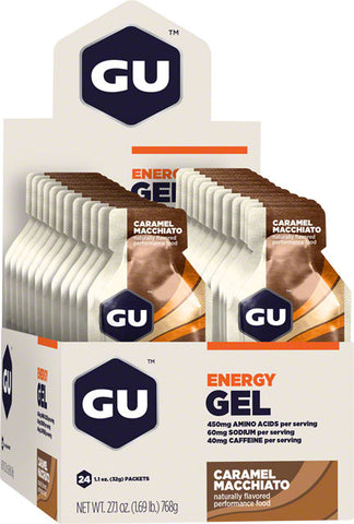 GU Energy Gel - Caramel Macchiato, Box of 24
