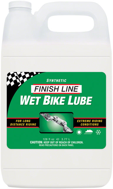 Finish Line WET Bike Chain Lube - 1 Gallon, Bulk
