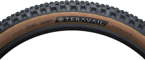 Teravail Honcho Tire - 27.5 x 2.6, Tubeless, Folding, Tan, Light and Supple, Grip Compound