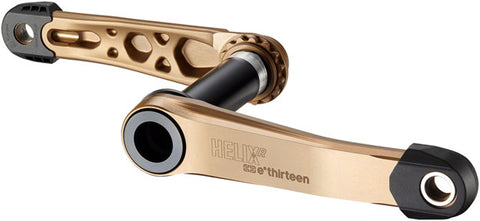 e*thirteen Helix R Crankset - 170mm, 73mm, 30mm Spindle with e*thirteen P3 Connect Interface, Bronze