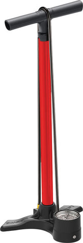 Lezyne Macro Floor Drive Pump: ABS1 Valve, Red