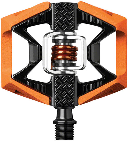 Crank Brothers Double Shot 2 Pedals - Single Side Clipless with Platform, Aluminum, 9/16