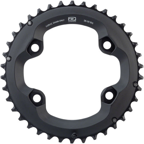 Shimano Deore FC-M6000 Chainring - 38t, 10-Speed, 96mm Asymmetric BCD, for 38-28t Set