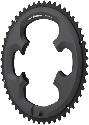 Shimano Tiagra FC-4700 Chainring - 52t, 110 BCD Asymmetric, Black