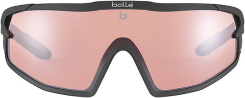 Bolle B-ROCK PRO Sunglasses - Matte Black, Phantom Vermillon Gun Photochromic Lenses