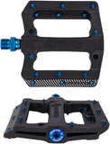 Fyxation Mesa MP Subzero Pedals - Platform, Composite/Plastic, 9/16", Black/Blue