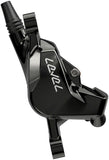 SRAM Level Ultimate Stealth Disc Brake and Lever - Front, Post Mount, 2-Piston, Carbon Lever, Titanium Hardware, Gloss Black, C1