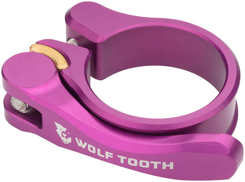 Wolf Tooth Components Quick Release Seatpost Clamp - 34.9mm, Purple