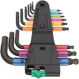 Wera 950/9 Hex-Plus Multicolour 2 L-key set, metric, BlackLaser