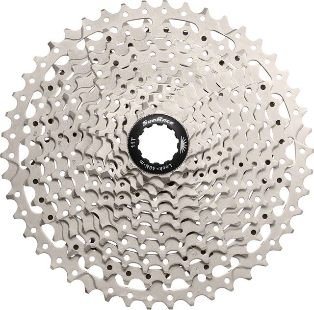 SunRace MS8 Cassette - 11 Speed, 11-46t, Silver