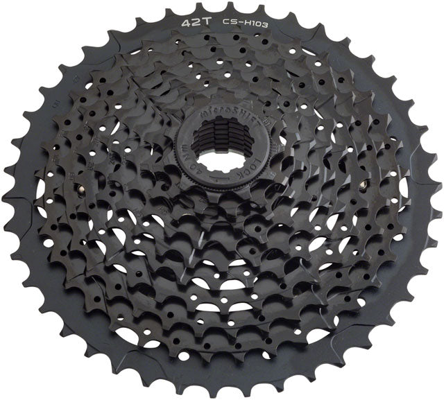 microSHIFT H10 Cassette - 10 Speed, 11-42t, Black