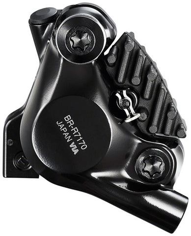 Shimano 105 BR-R7170 Road Hydraulic Disc Brake Caliper - Rear, Flat Mount, L03A Resin Pads with Fins