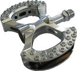 MKS Lambda Pedals - Platform, Aluminum, 9/16", Silver