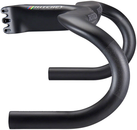 Ritchey WCS Carbon Solostreem Drop Handlebar - Carbon, Integrated, 44cm, Matte Carbon, 120mm