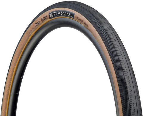 Teravail Rampart Tire - 650b x 47, Tubeless, Folding, Tan, Light and Supple, Fast Compound