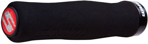 SRAM Foam Contour Grips - Black, Lock-On