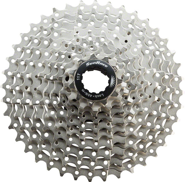 SunRace MS3 Cassette - 10 Speed, 11-40t, Silver